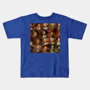 Rembrandt Paintings Mashup Kids T-Shirt